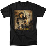 Lord Of The Rings Rotk Poster Men's 18/1 Cotton Short-Sleeve T-Shirt